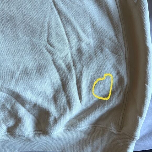 Madhappy Limited Local Optimist Support Network Crewneck Sweatshirt Large Cream - Picture 7 of 9